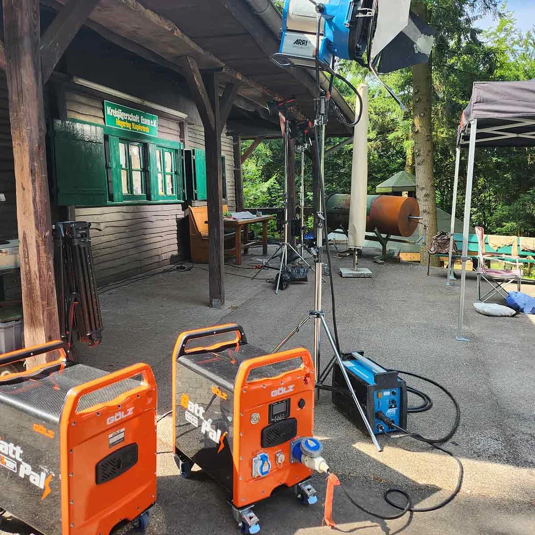 Batt-Pak als Stromversorgung am Filmset oder beim Fotoshooting