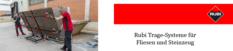 Rubi Trage-Systeme für Fliesen und Steinzeug