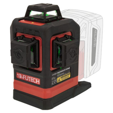 FUTECH Multicross 3D 18V Kreuzlinienlaser