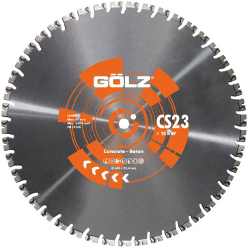 GÖLZ CS23 Diamanttrennscheibe Ø 600 - 1000 mm