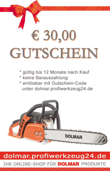 Gutschein 30 €