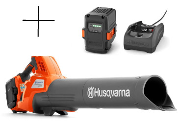 HUSQVARNA 230iB Akku Blasgeräte Set mit B140 Akku und C80 Ladegerät