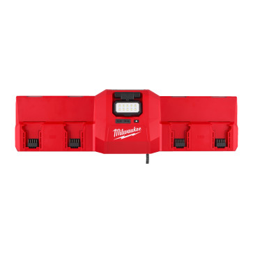MILWAUKEE M12-18 GBC4 M12™ - M18™ Mehrfach-Ladegerät mit magnetischen Aufhängepunkten