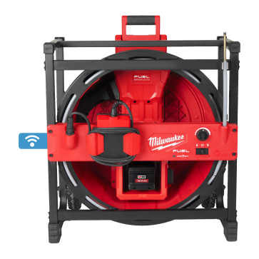 MILWAUKEE M18HSFSM-122 M18™ Akku-Hochgeschwindigkeits-Rohrreiniger mit flexibler Welle