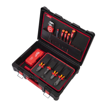 Milwaukee PACKOUT Elektriker-Handwerkzeug-Koffer 62 tlg.