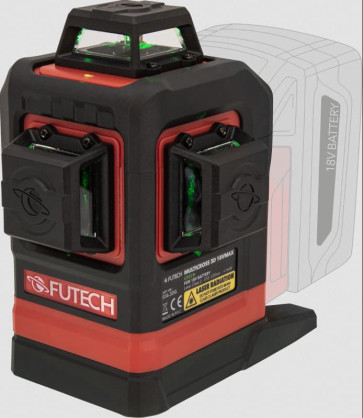 FUTECH Multicross 3D 18V Kreuzlinienlaser