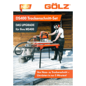 GÖLZ DS400 Trockenschnitt-Set für Steinsägen