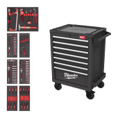 Milwaukee Toolguard Werkstattwagen mit Werkzeugbestückung 131-teilig