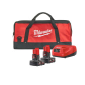 Milwaukee M12NRGDA-402B Aktions-Akku-Set