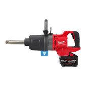 MILWAUKEE M18ONEFHIWF1D-121C M18 FUEL™ ONE-KEY™ 1˝-Akku-Schlagschrauber mit Sprengring und langem Schaft