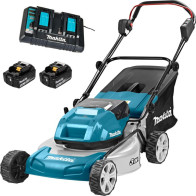 Makita DLM460PT2 Akku Rasenmäher ohne Antrieb