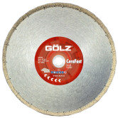 GÖLZ CeraFast Diamant-Trennscheibe für Feinsteinzeug 200-350 mm