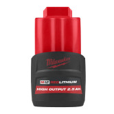 MILWAUKEE M12HB2.5 (High Output) M12™ HIGH OUTPUT™ 2,5-Ah-Akku