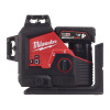 MILWAUKEE M123PL-401C M12™ Akku-Kreuzlinienlaser 3 x 360°